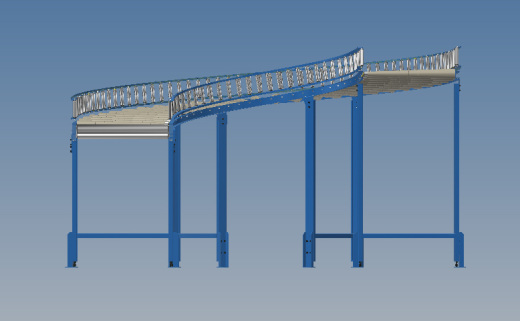 曲线斜坡滚筒输送线缩略图