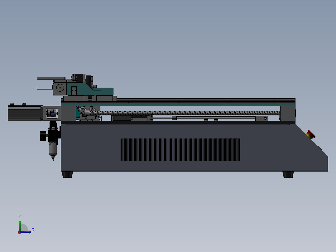台式贴片机3D图纸 H119左视图