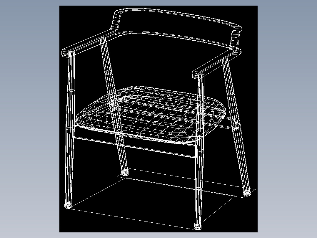 室内家具和灯具等的模型十四-J-CH41