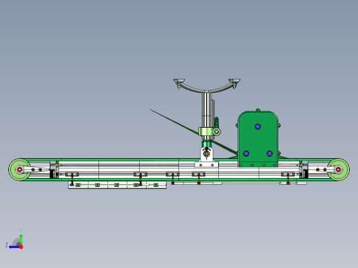 迷你输送机3D模型右视缩略图