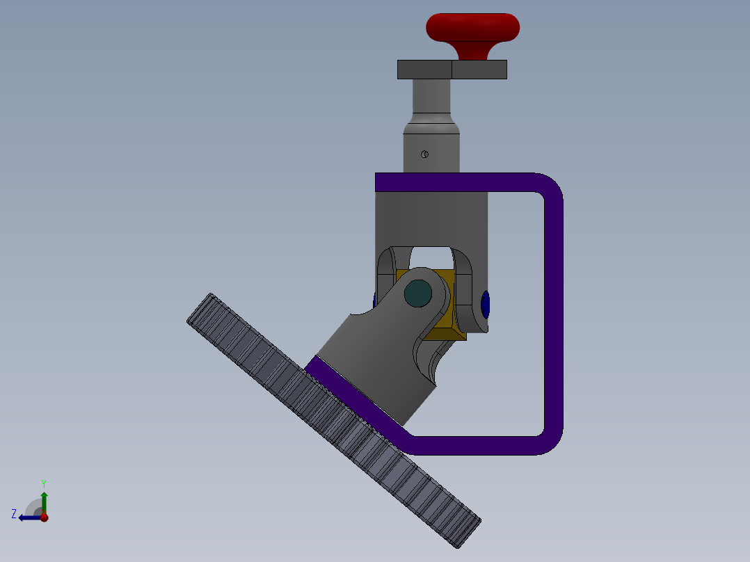 实例32——练习题（万向轴）右视图