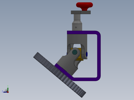 实例32——练习题（万向轴）右视缩略图