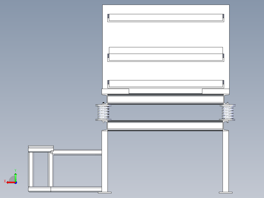 种子过滤器后视图