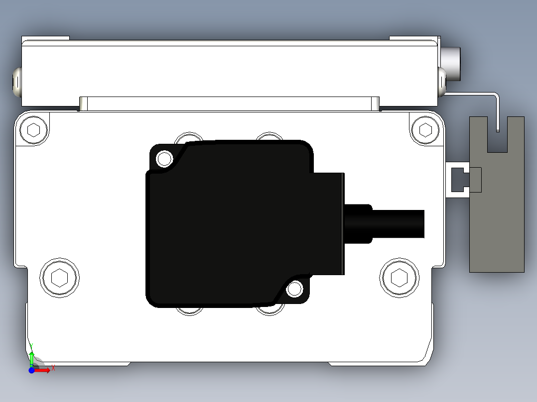 Toyo东佑达直线模组-ECH12-100-BC-100W前视图
