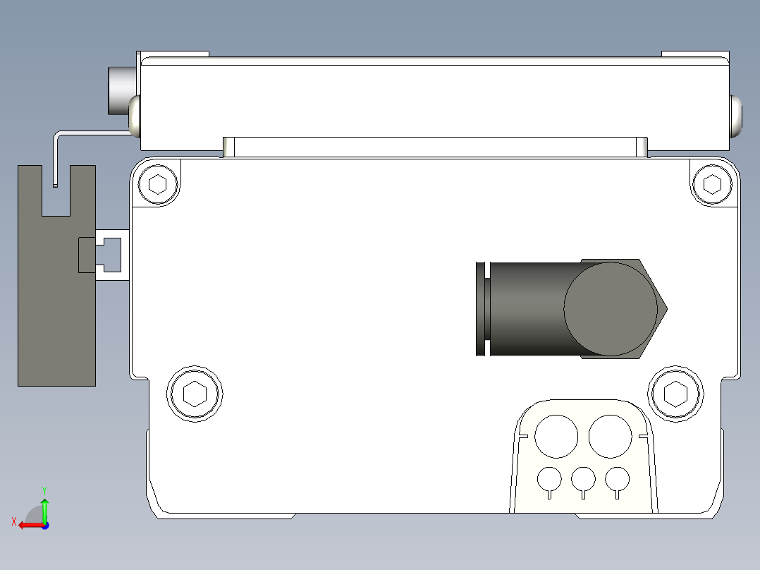 Toyo东佑达直线模组-ECH12-100-BC-100W后视图