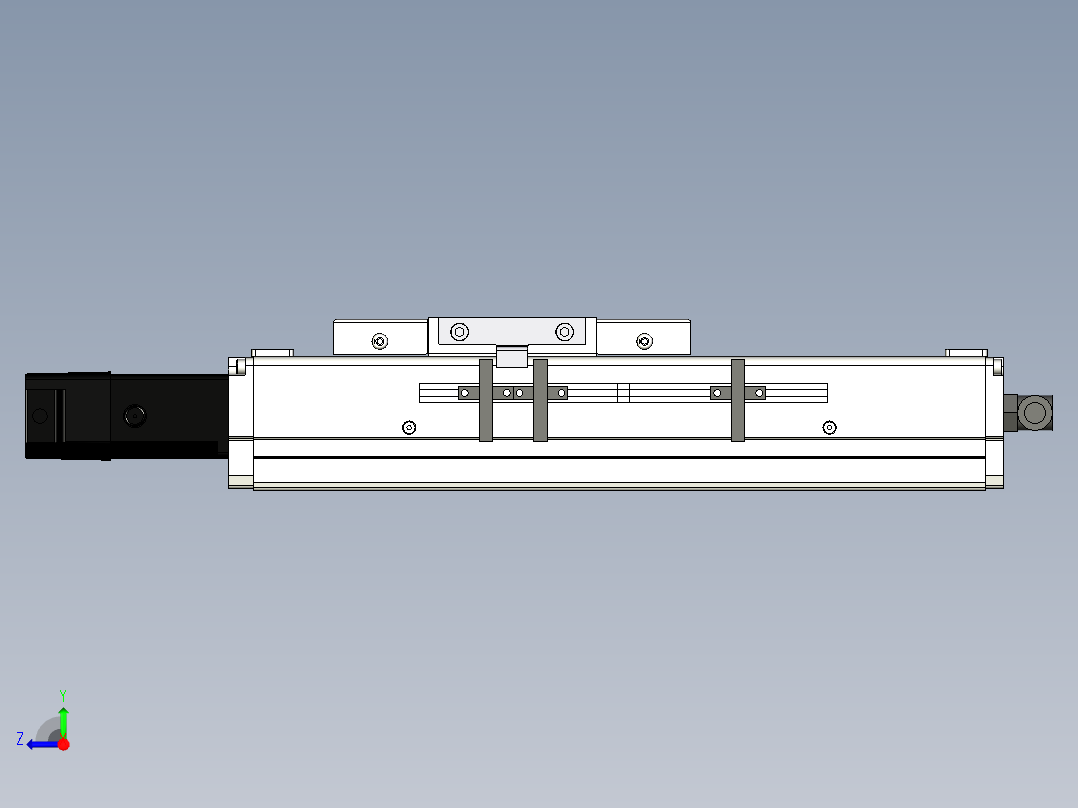 Toyo东佑达直线模组-ECH12-100-BC-100W右视图