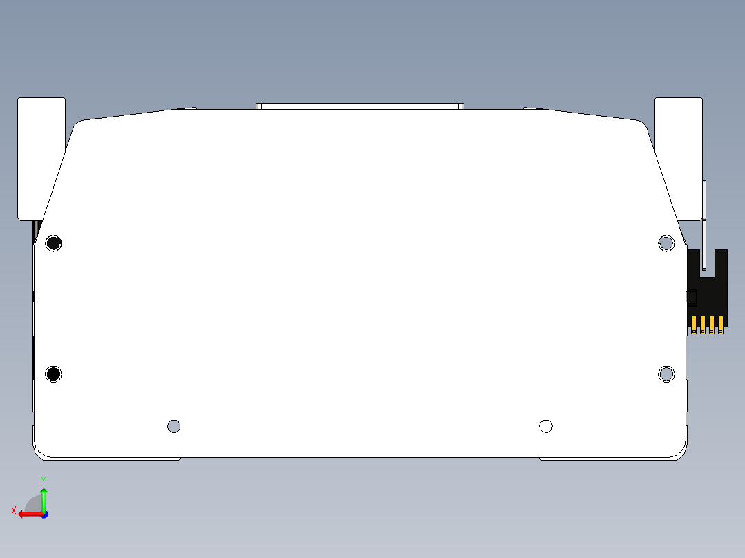 Toyo东佑达直线模组-ETB22-L40-150-L-M75-C4反.stp；后视图