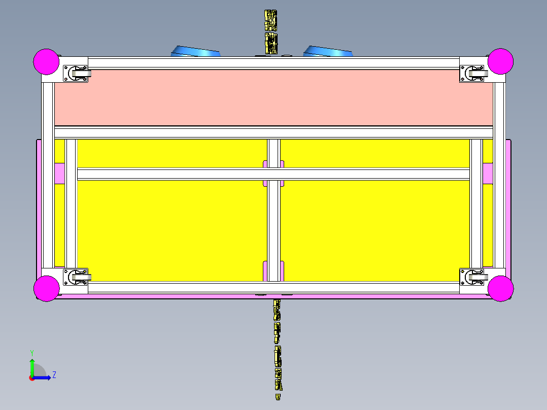 A35_金属件表面抛光打磨机左视图