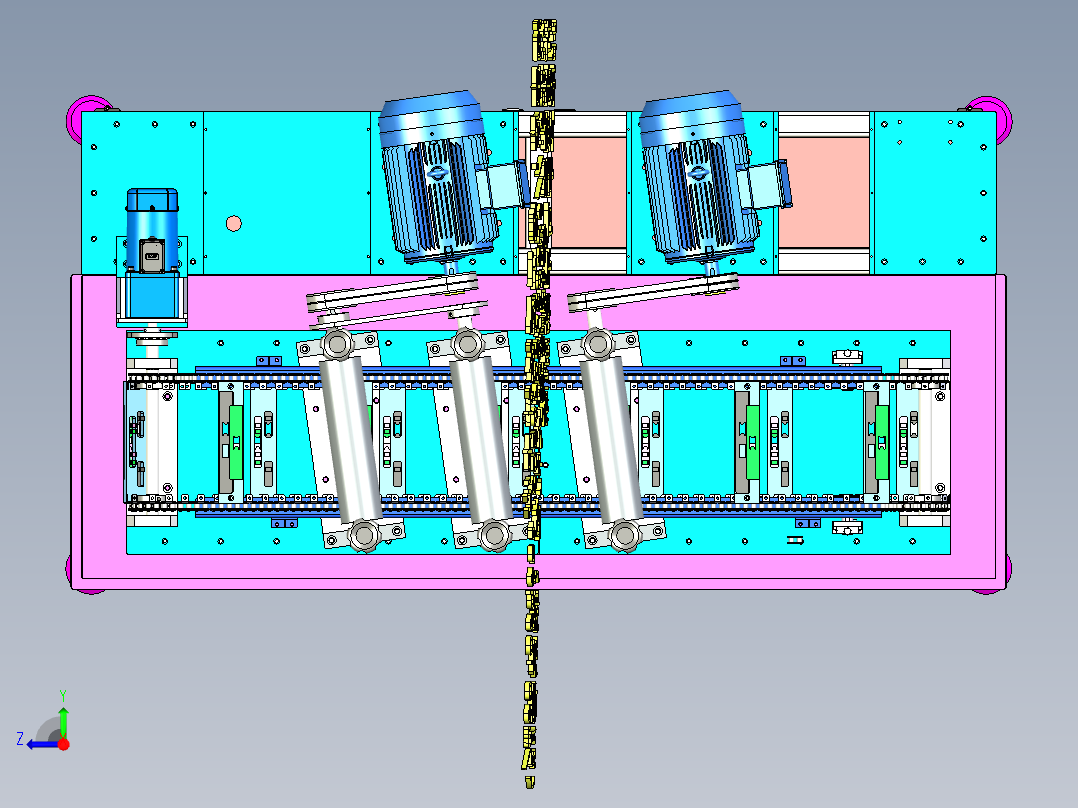A35_金属件表面抛光打磨机右视图