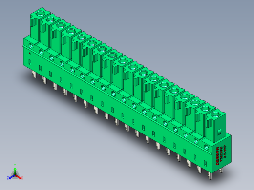 DEGSON 15EDG 系列 3.5mm 插拔式接线端子 FullPack-15EDGB-3.5-18P-14-00AH