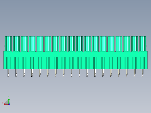 DEGSON 15EDG 系列 3.5mm 插拔式接线端子 FullPack-15EDGB-3.5-18P-14-00AH后视缩略图