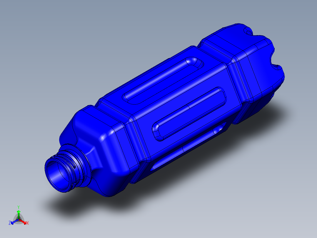 瓶子正等轴测图