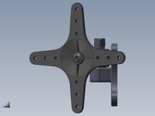 显示器万向支撑右视缩略图
