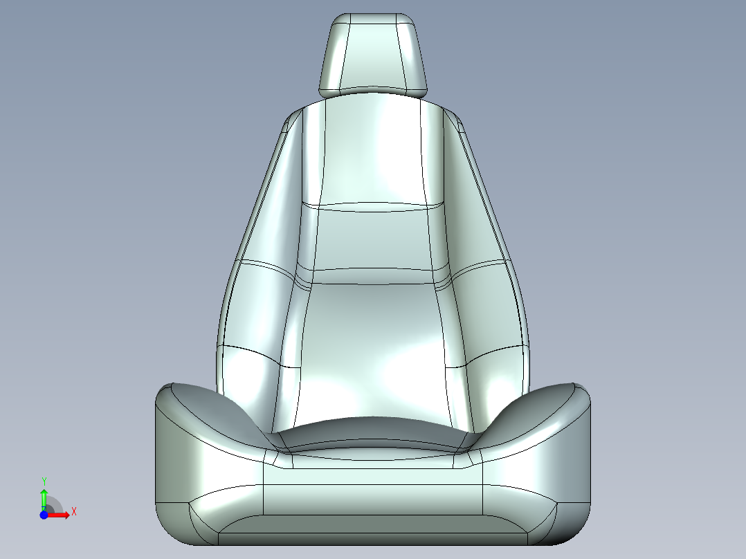 汽车座椅 (7)前视图