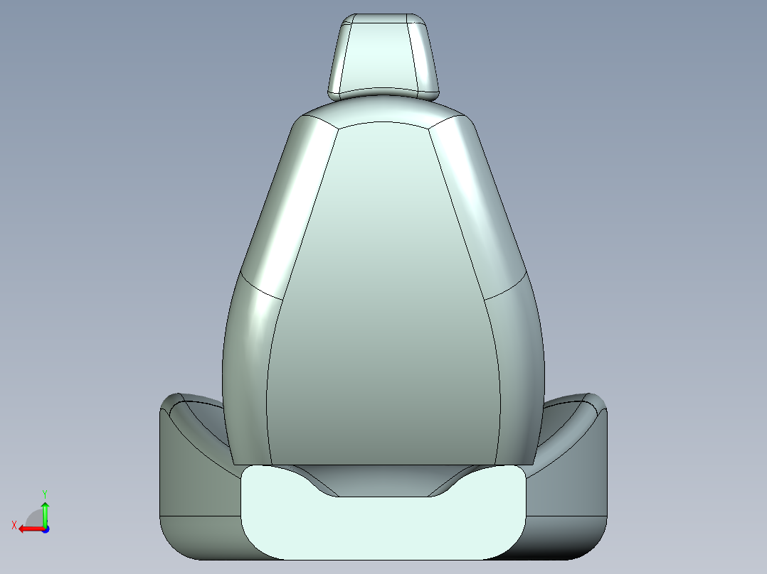 汽车座椅 (7)后视图