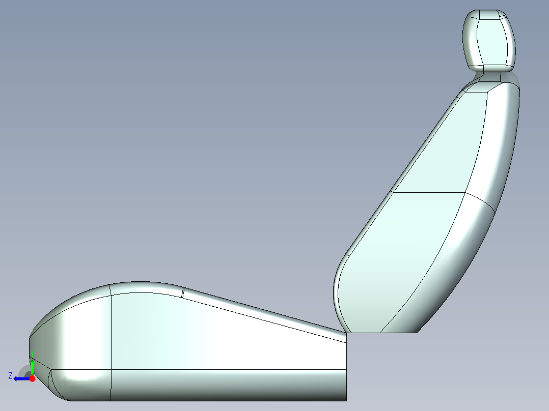 汽车座椅 (7)右视图