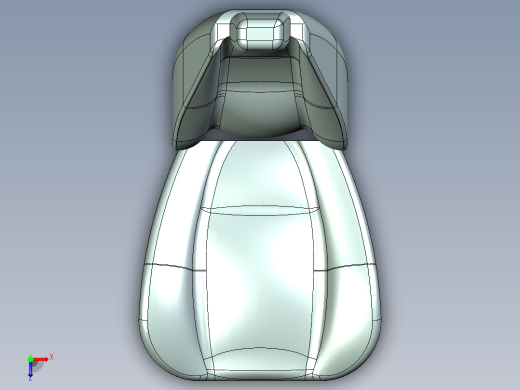 汽车座椅 (7)俯视缩略图