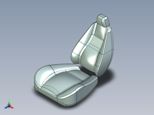 汽车座椅 (7)正等轴测缩略图