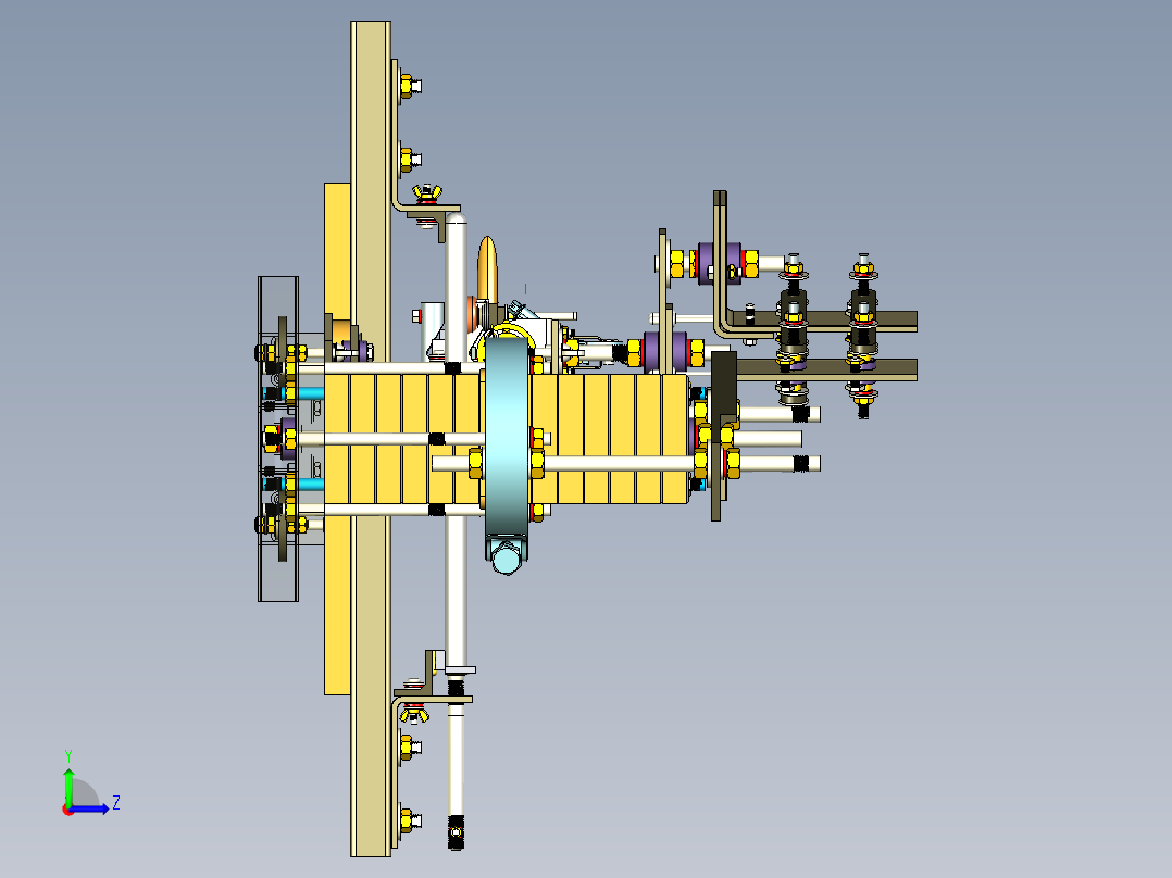 手持式磨床逆向工程3D模型图纸 UG设计 附X_T左视图