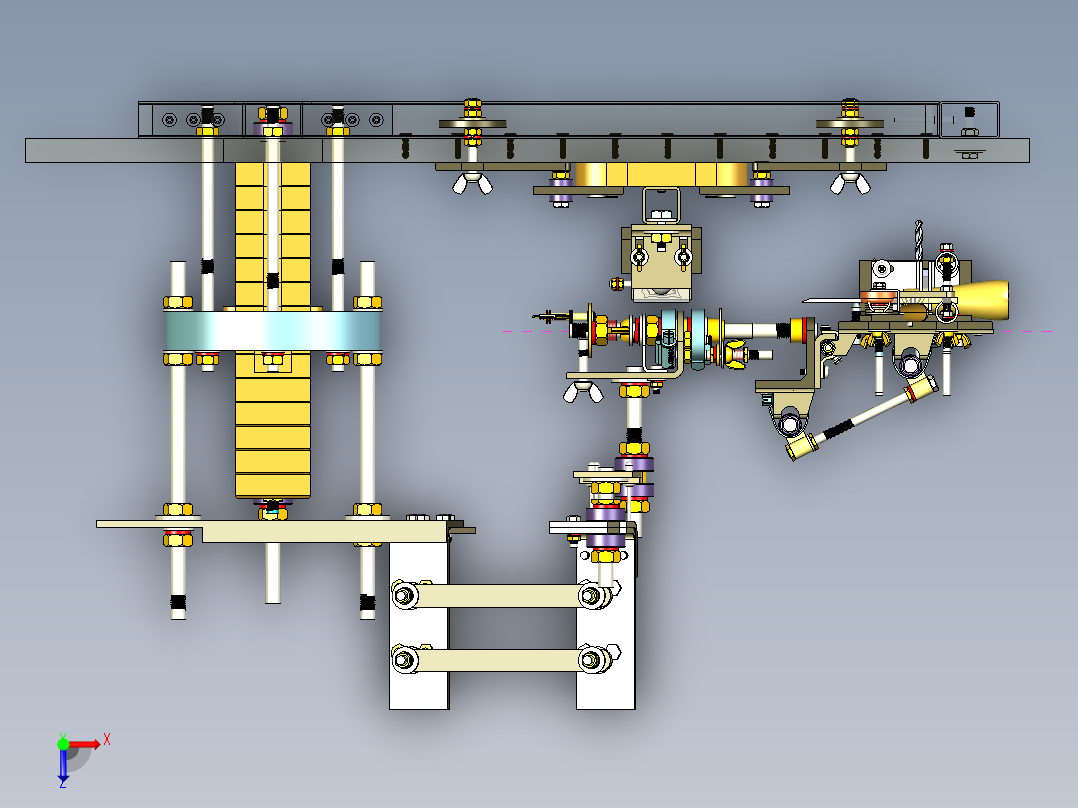 手持式磨床逆向工程3D模型图纸 UG设计 附X_T俯视图