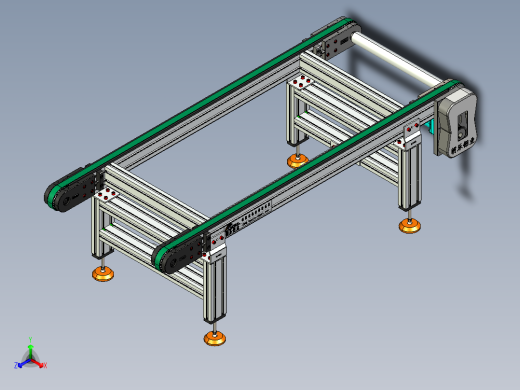 LE-XC4080-齿形同步线右边驱动
