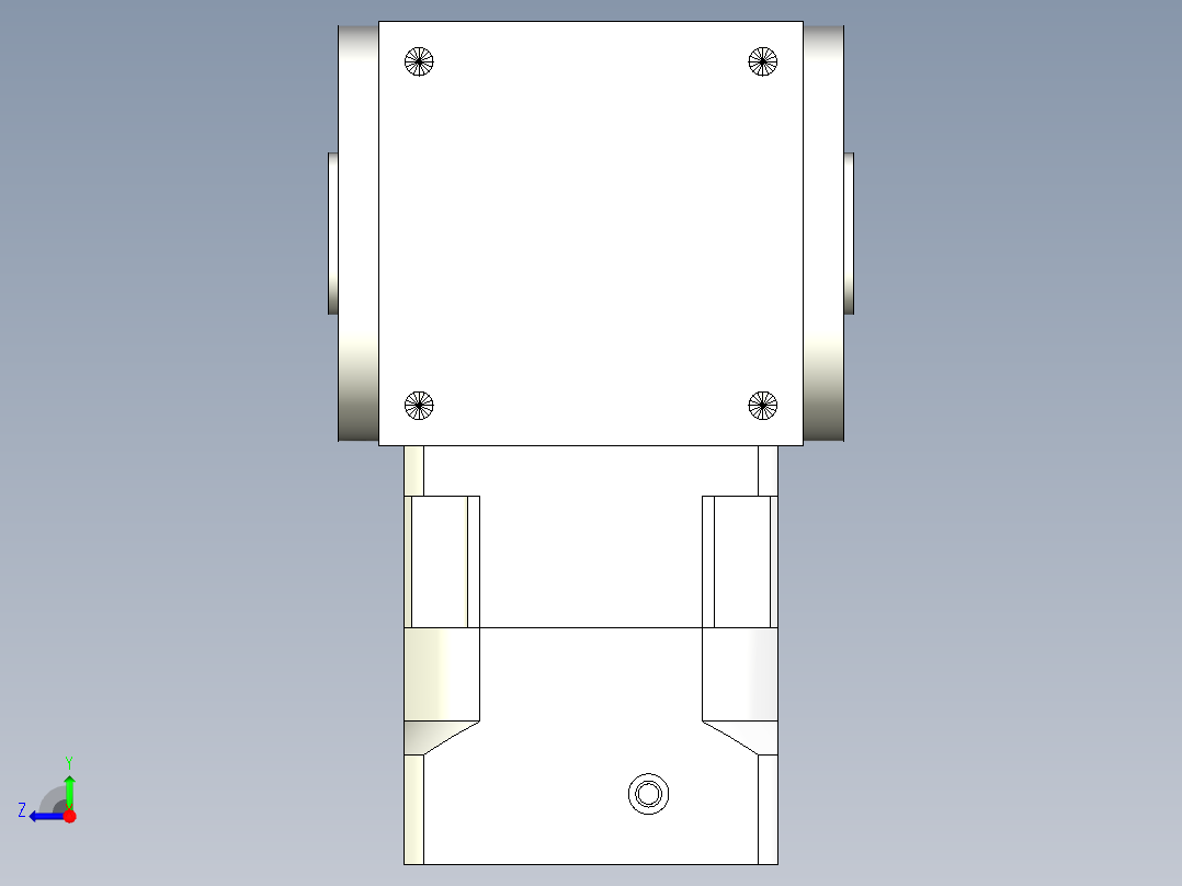 换向器PW210双孔 PLX180-L1 35-114.3-200-M12.stp右视图