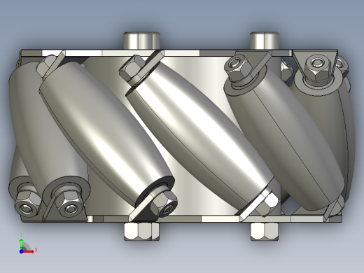 9辊子麦克纳姆轮前视缩略图