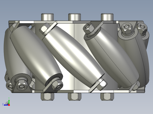 9辊子麦克纳姆轮右视缩略图