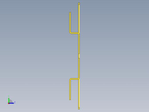 Z形零件级进模（CAD图+UG三维）左视缩略图