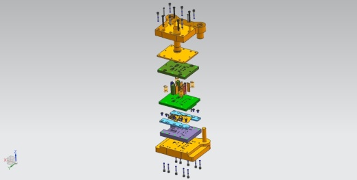 Z形零件级进模（CAD图+UG三维）缩略图
