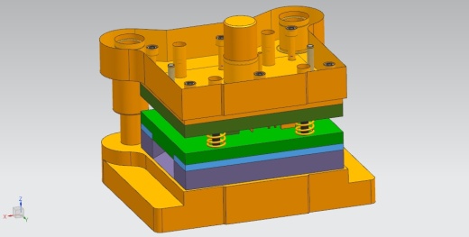 Z形零件级进模（CAD图+UG三维）缩略图