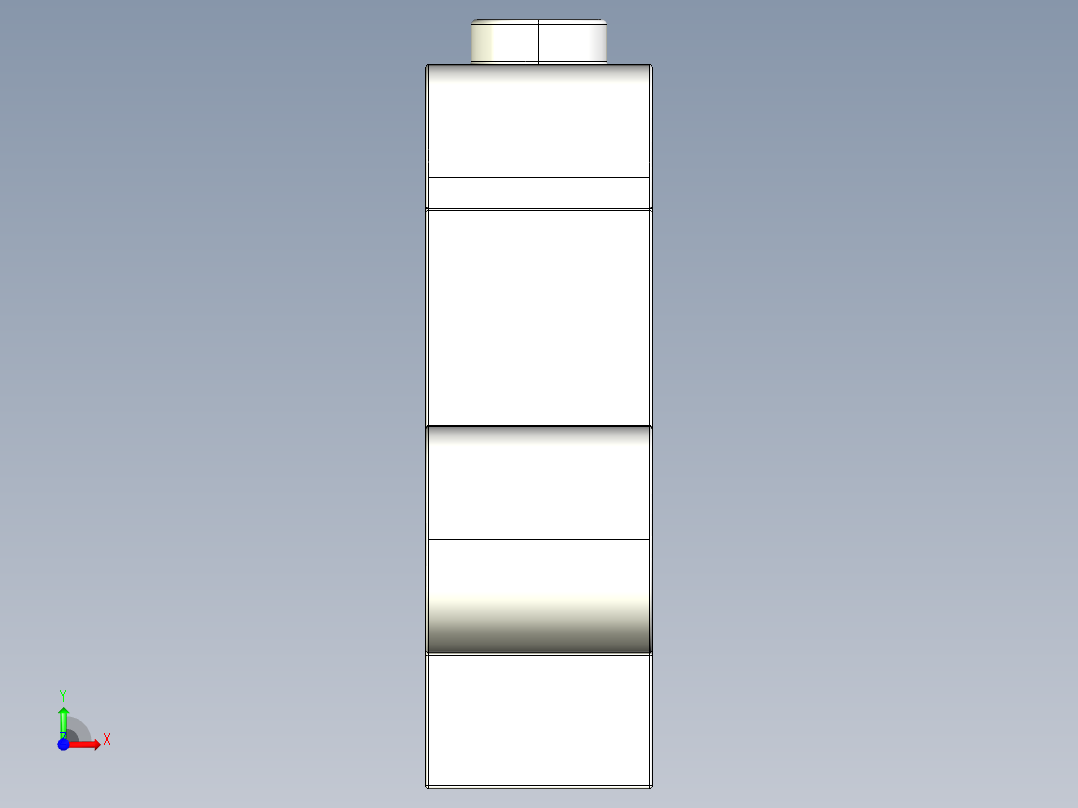 气缸电机-32333 Clear Technic Engine Block 1 x 5 x 3前视图