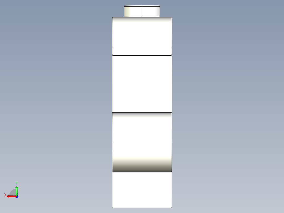 气缸电机-32333 Clear Technic Engine Block 1 x 5 x 3后视图