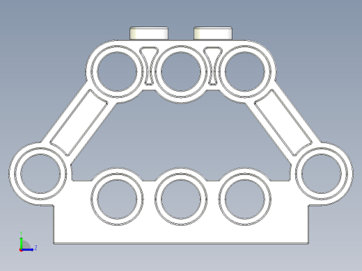 气缸电机-32333 Clear Technic Engine Block 1 x 5 x 3左视缩略图