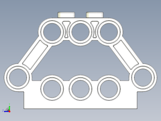 气缸电机-32333 Clear Technic Engine Block 1 x 5 x 3右视缩略图