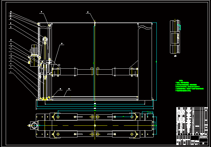 QC065-双柱液压式汽车举升机设计汽车类设计[全套CAD和文档]