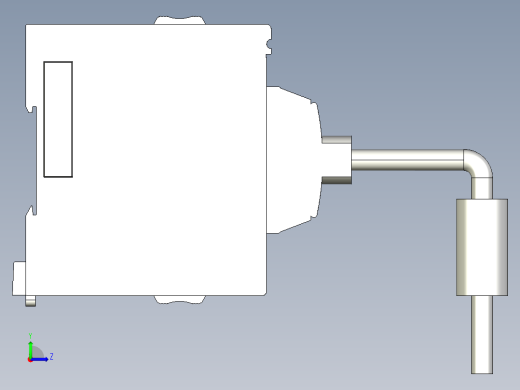 基恩士KV-EB1S_kc图纸模型左视缩略图