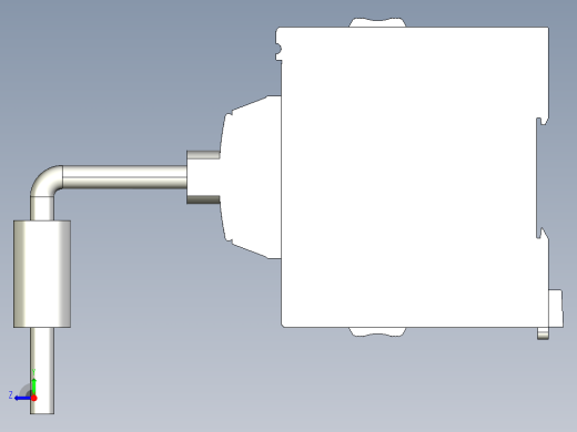 基恩士KV-EB1S_kc图纸模型右视缩略图
