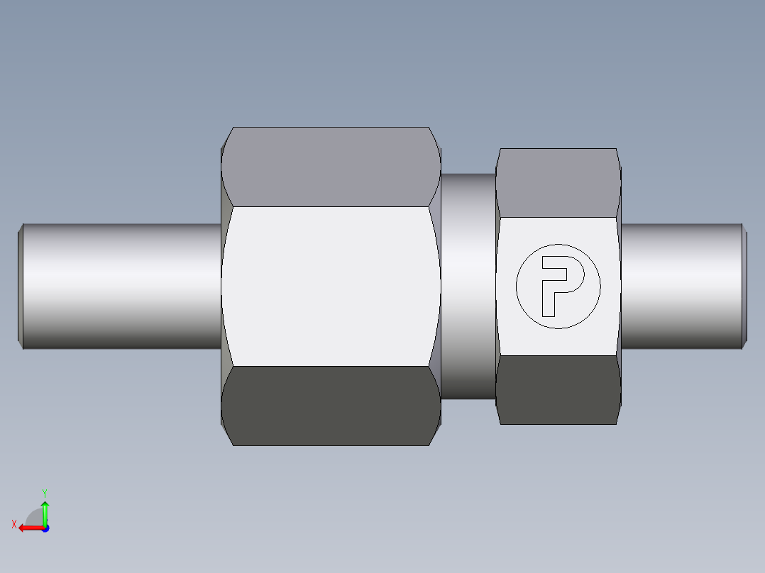 卡套式工业通用硬管接头EO_Weld_fitting_for_tubes_ASK610X1S后视图