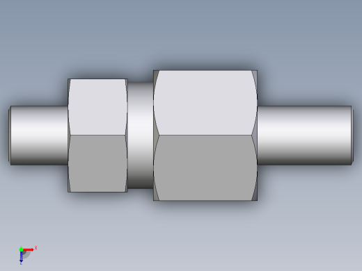 卡套式工业通用硬管接头EO_Weld_fitting_for_tubes_ASK610X1S俯视缩略图
