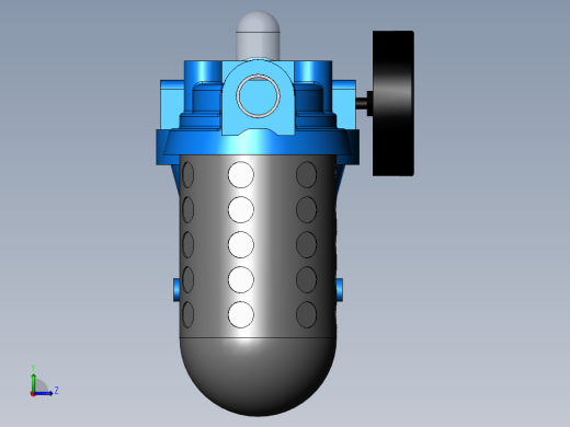 调压过滤器左视缩略图