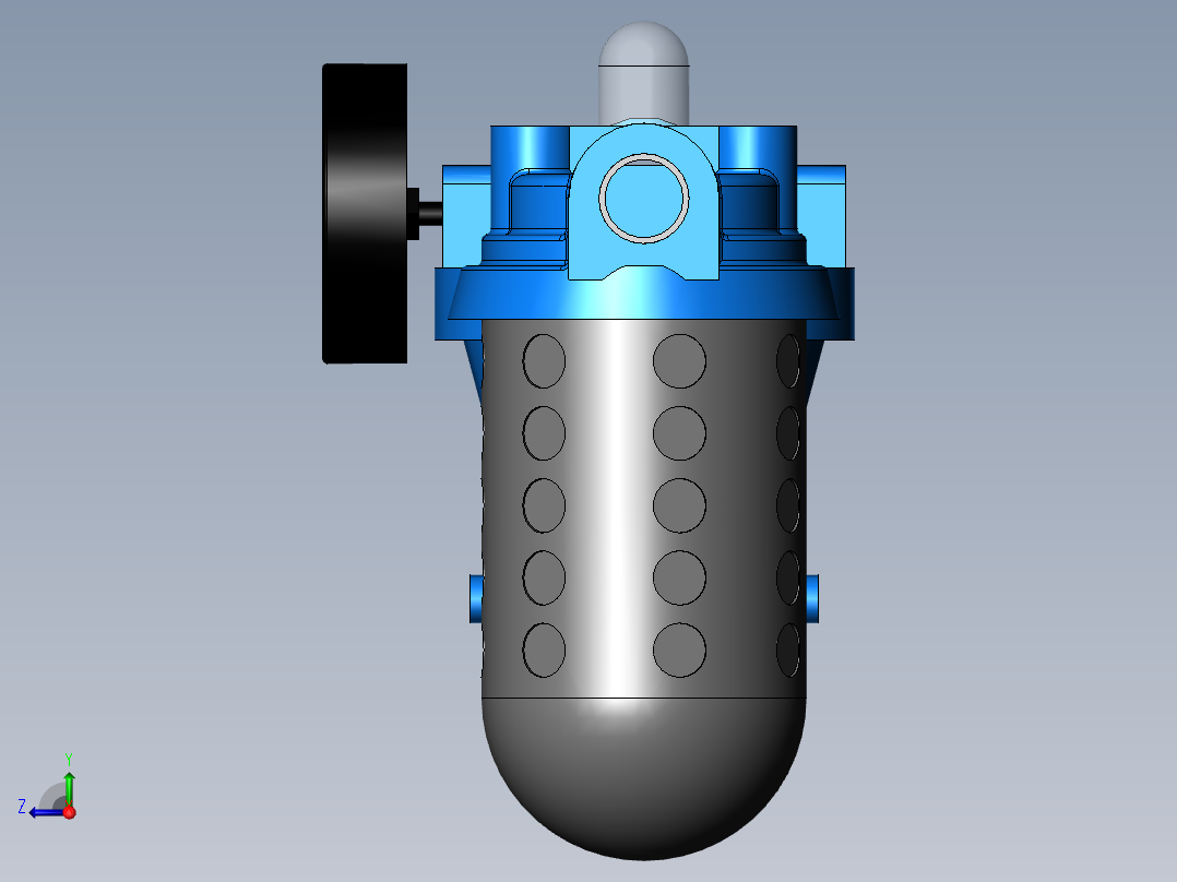 调压过滤器右视图