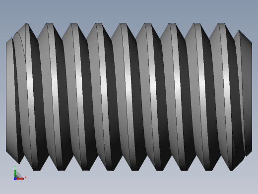 DIN 913-ISO 4026 固定螺钉-M3 L=5.SLDPRT前视缩略图