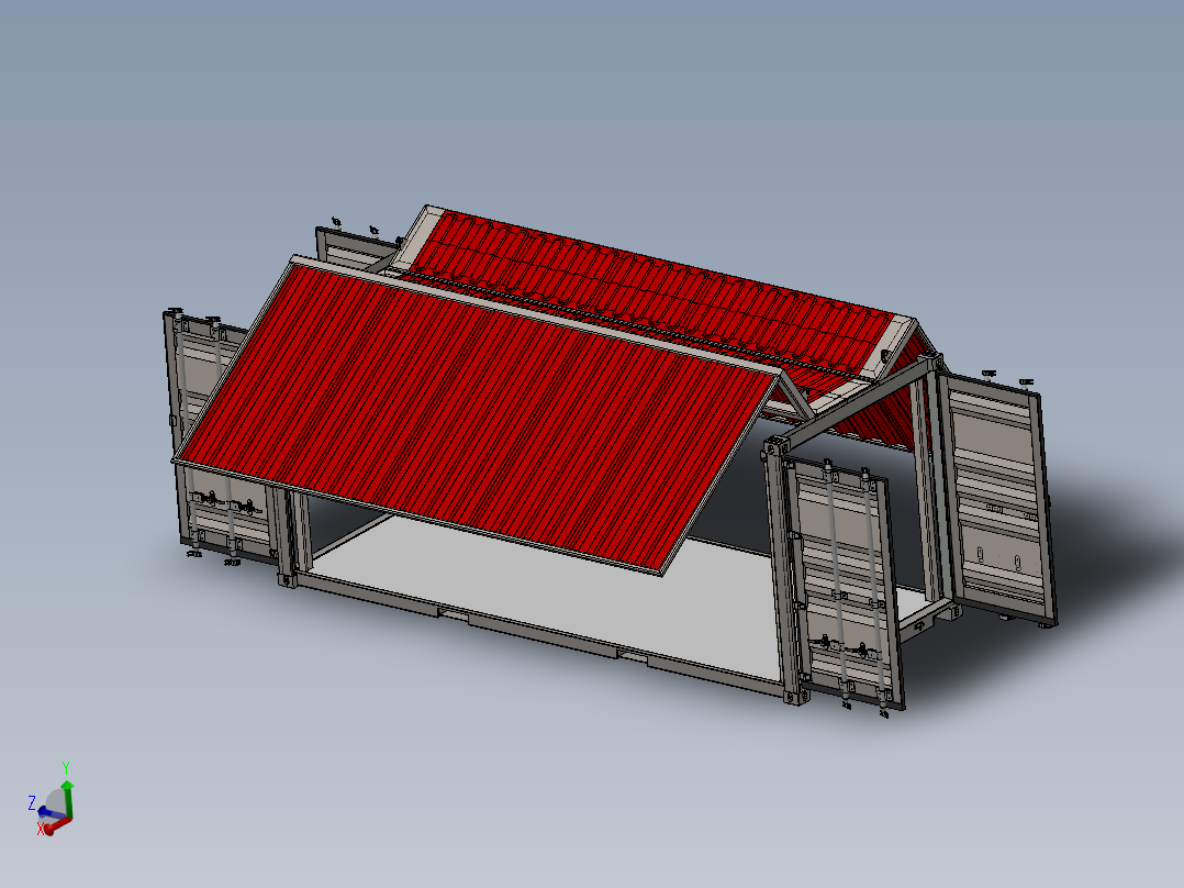 集装箱20英寸sw22版overall-assembly-donot change主视图