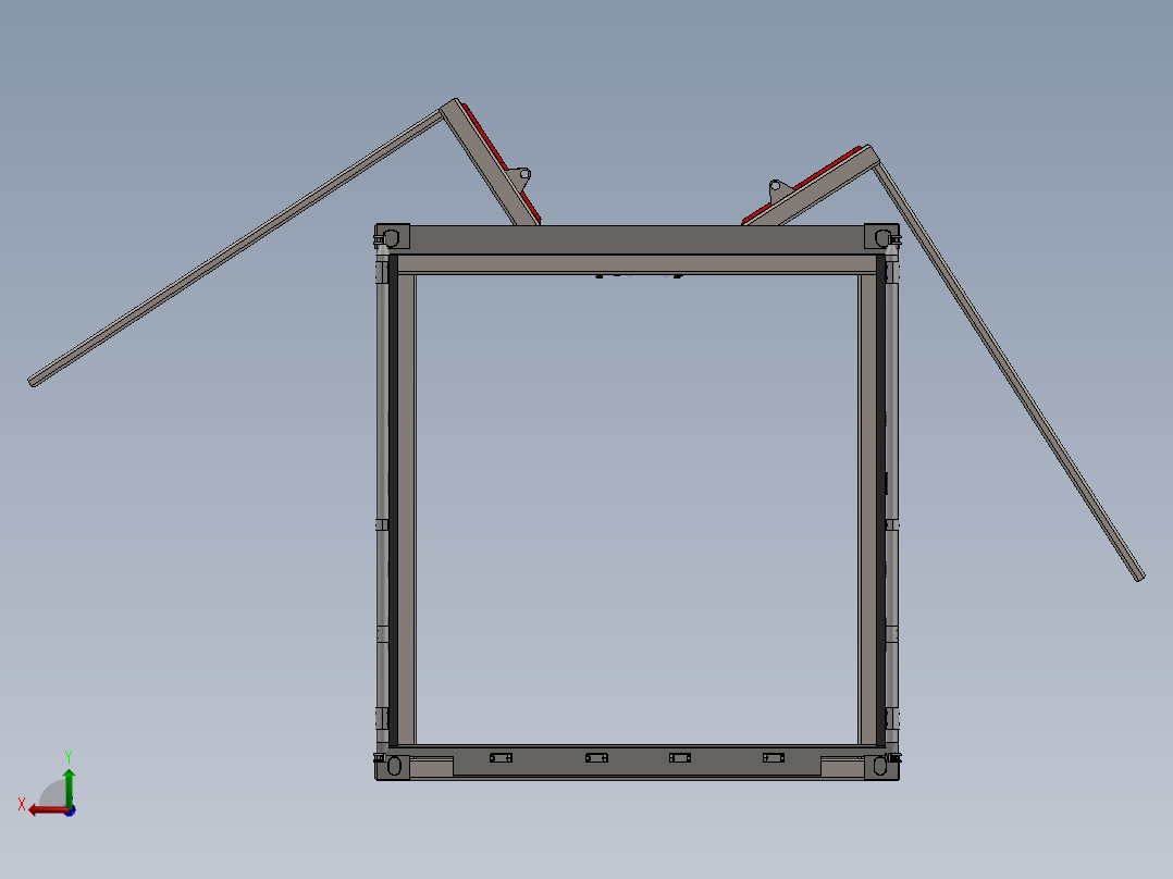 集装箱20英寸sw22版overall-assembly-donot change后视图