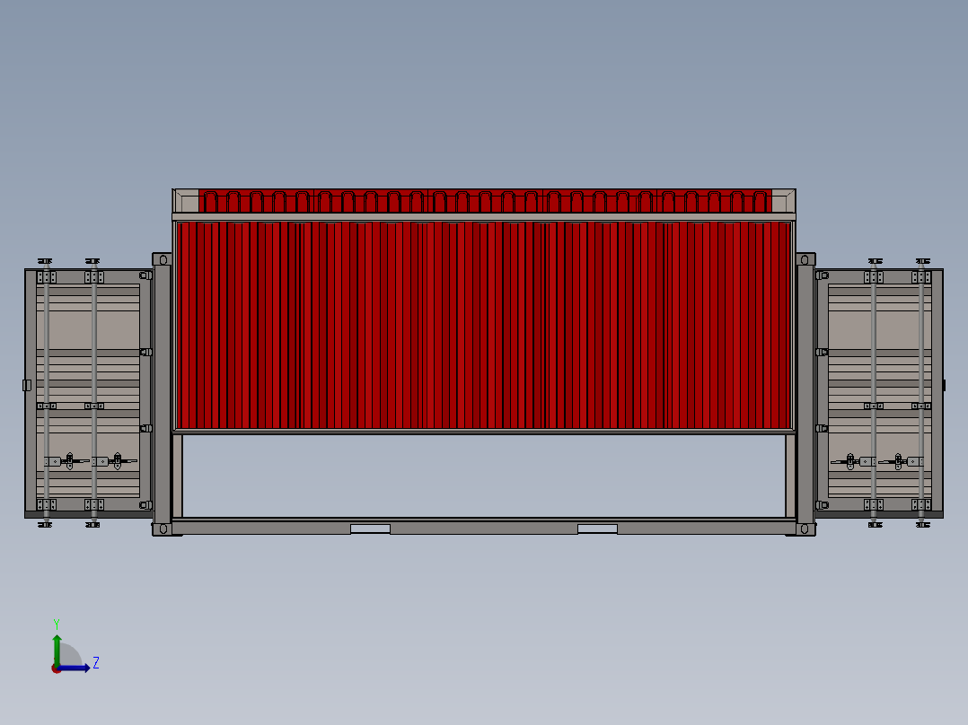 集装箱20英寸sw22版overall-assembly-donot change左视图