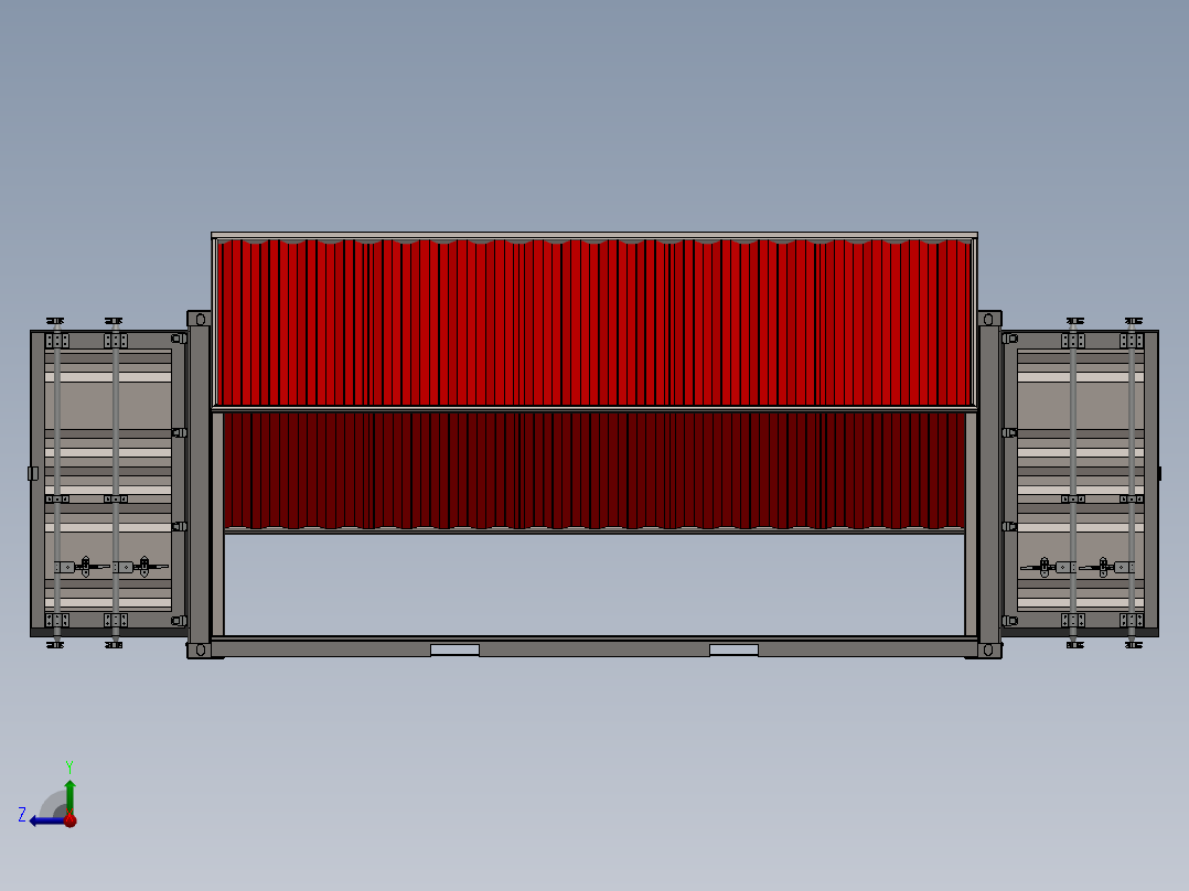 集装箱20英寸sw22版overall-assembly-donot change右视图