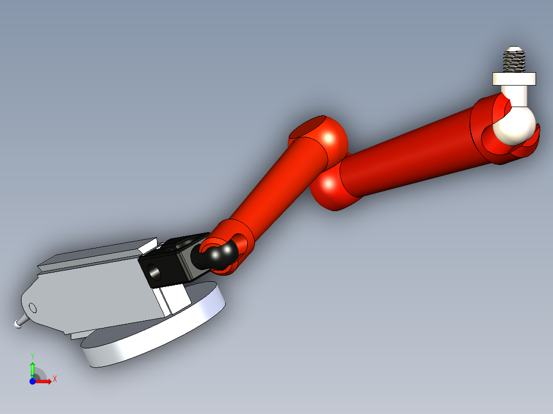 万向夹头杠杆百分表前视图