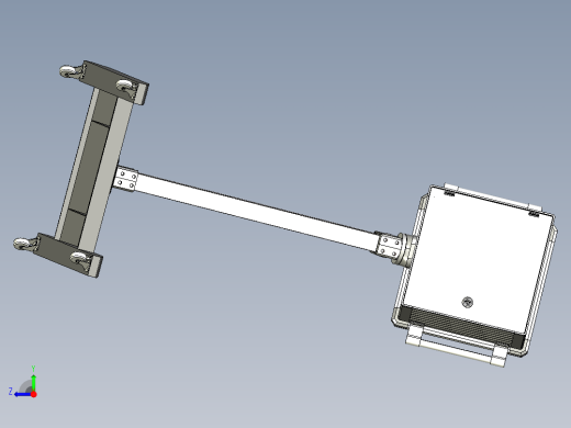 独有移动式触摸屏操作控制箱右视缩略图