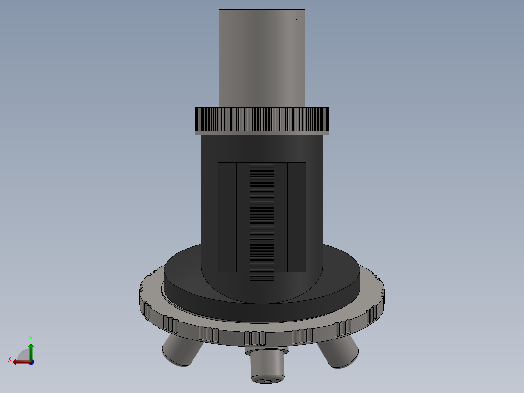 显微镜(11)后视图